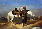 unknow artist, Arab or Arabic people and life. Orientalism oil paintings 585